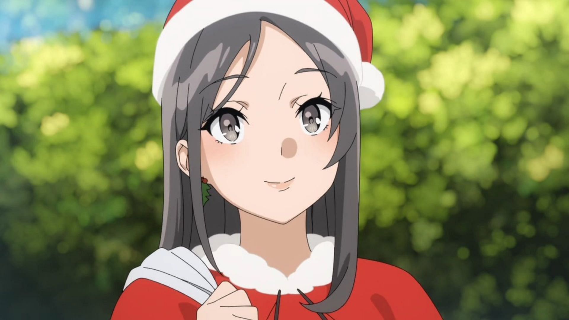 Touko as seen in Rascal Does Not Dream of Santa Claus episode 3 (Image via Studio CloverWorks)